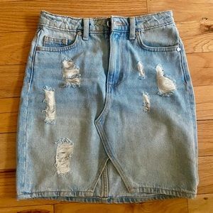 H&M Denim Skirt Size 2